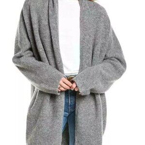Vince Oversized Wool Alpaca Blend Drape Cardigan